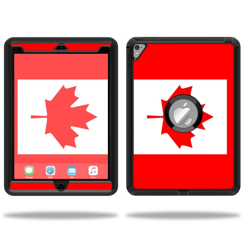 MightySkins Skin Compatible with OtterBox Defender Apple iPad Pro 9.7 Case wrap Cover Sticker Skins Canadian Flag