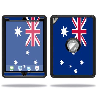 MightySkins Skin Compatible with OtterBox Defender Apple iPad Pro 9.7 Case wrap Cover Sticker Skins Australian Flag