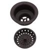 Westbrass R214-12 3-1/2-Inch Large Post Style Kitchen Sink Basket Strainer, Oil Rubbed Bronze view 3