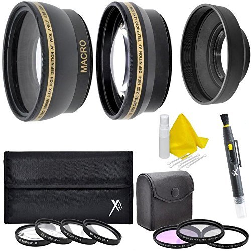 52mm Lens Filter Accessory Kit for Photo and Video Camera