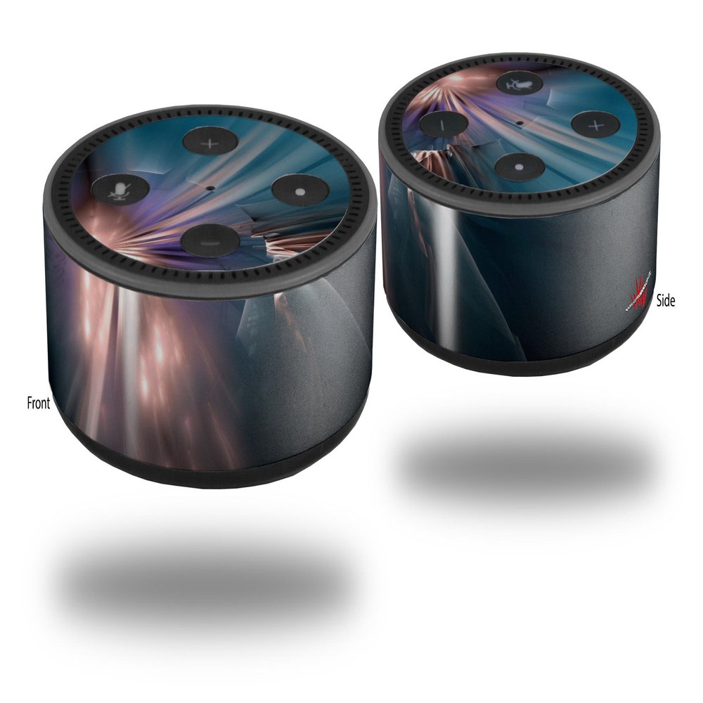 Skin Wrap Decal Set 2 Pack for Amazon Echo Dot 2 - Overload (2nd Generation ONLY - Echo NOT Included)