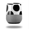 Kearas Polka Dots White and Black - Decal Style Skin Wrap fits Google Home Original (Google Home NOT Included) view 1