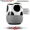 Kearas Polka Dots White and Black - Decal Style Skin Wrap fits Google Home Original (Google Home NOT Included) view 2