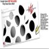 Kearas Polka Dots White and Black - Decal Style Skin Wrap fits Google Home Original (Google Home NOT Included) view 3
