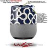 Locknodes 03 Navy Blue - Decal Style Skin Wrap fits Google Home Original (Google Home NOT Included) view 2