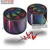 Skin Wrap Decal Set 2 Pack for Amazon Echo Dot 2 - Tie Dye Swirl 105 (2nd Generation ONLY - Echo NOT Included) view 2