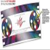 Skin Wrap Decal Set 2 Pack for Amazon Echo Dot 2 - Tie Dye Swirl 105 (2nd Generation ONLY - Echo NOT Included) view 3