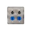 Elite Core Quad Wall Plate w/2 Power on A and 2 XLR Female Connections Q-4-2PCA2XF view 2