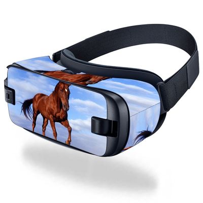 MightySkins Skin Compatible with Samsung Gear VR (2016) wrap Cover Sticker Skins Horse