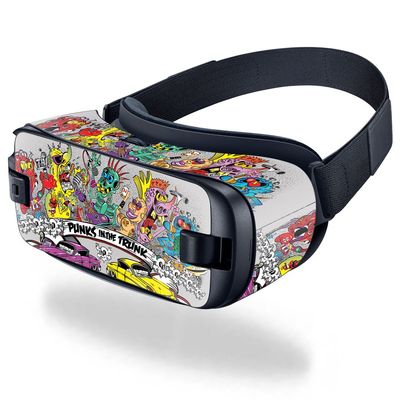 MightySkins Skin Compatible with Samsung Gear VR (2016) wrap Cover Sticker Skins Punks in The Trunk