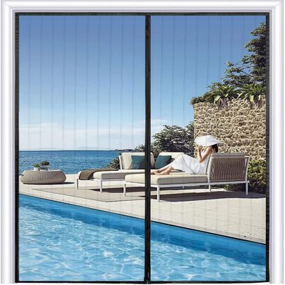Homearda Magnetic Screen Door - Full Frame, Fits Door Up To 34x82 Inch