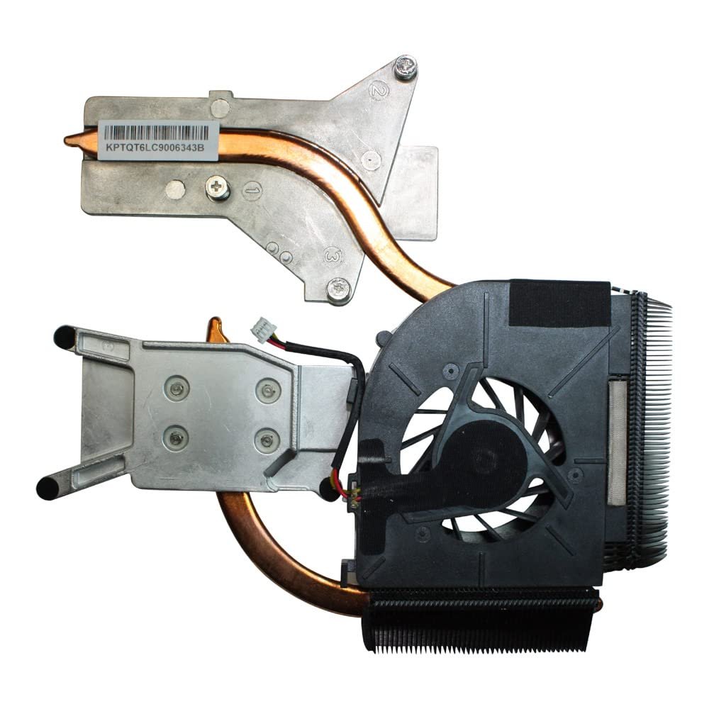 Power4Laptops Independent Graphics Version 1 (Please Check The Picture) Replacement Laptop Fan with Heatsink for Intel Processors Compatible with HP Pavilion DV5-1158EP