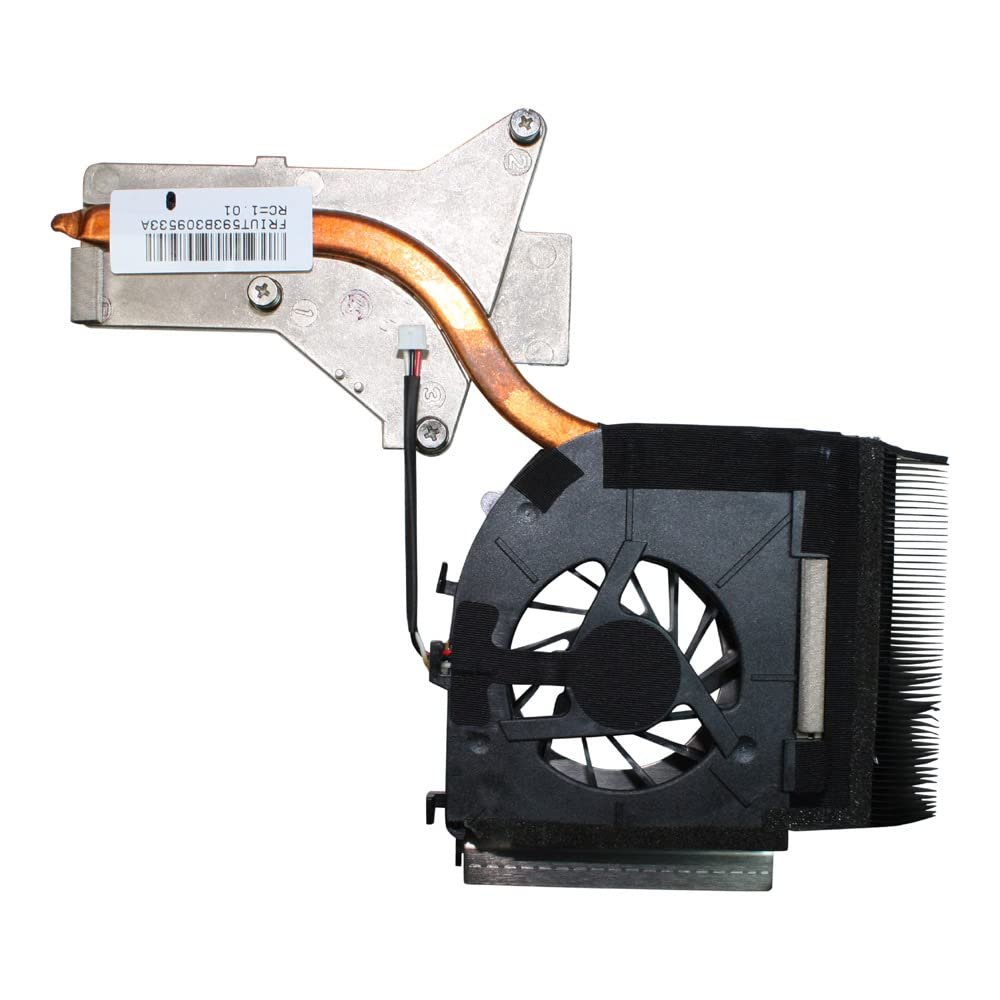 Power4Laptops Integrated Graphics Version Replacement Laptop Fan with Heatsink for Intel Processors Compatible with HP Pavilion DV5-1135EI