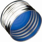 18mm Silver Magnetic (Metal) Cap with 0.060" Blue PTFE/White Silicone Liner (Shore A 55), Ultra Low Bleed