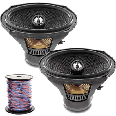 Focal pkg OEM 690CA1 SG 6" x 9" 150W RMS Access 1 Series Coaxial Speakers + 50 Foot Spool True 16 Gauge High Definition Twisted Speaker Wire