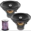 Focal pkg OEM 690CA1 SG 6" x 9" 150W RMS Access 1 Series Coaxial Speakers + 50 Foot Spool True 16 Gauge High Definition Twisted Speaker Wire view 1
