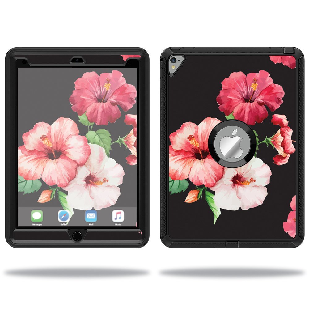 MightySkins Skin Compatible with OtterBox Defender Apple iPad Pro 9.7 Case wrap Cover Sticker Skins Hibiscus