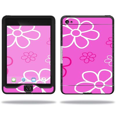 MightySkins Skin Compatible with Lifeproof Apple iPad Mini 4 Case nuud Case wrap Cover Sticker Skins Flower Power