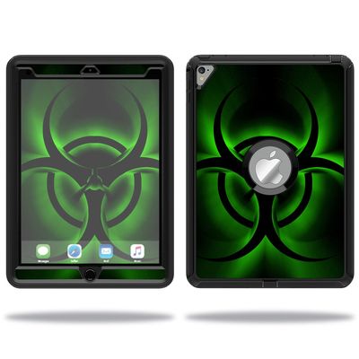 MightySkins Skin Compatible with OtterBox Defender Apple iPad Pro 9.7 Case wrap Cover Sticker Skins Bio Glow