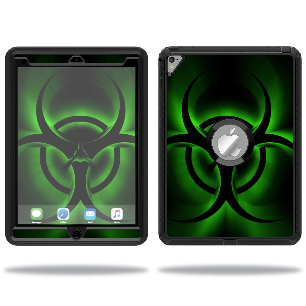 MightySkins Skin Compatible with OtterBox Defender Apple iPad Pro 9.7 Case wrap Cover Sticker Skins Bio Glow