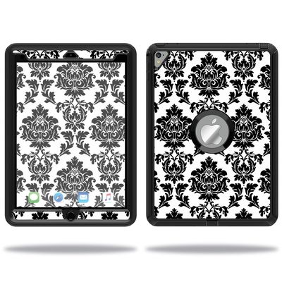 MightySkins Skin Compatible with OtterBox Defender Apple iPad Pro 9.7 Case wrap Cover Sticker Skins Vintage Damask