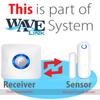 Fosmon WaveLink Add On Wireless Door Sensor, No Receiver, 1 Pack White view 2