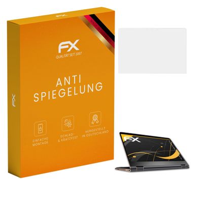 atFoliX Screen Protector compatible with HP Spectre x360 15-bl031ng Screen Protection Film, anti-reflective and shock-absorbing FX Protector Film (2X)