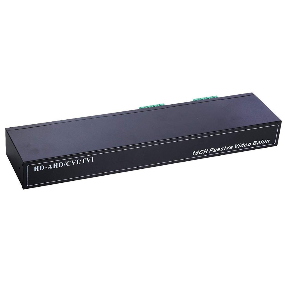 UHPPOTE 16CH Channel Passive Video Balun Receiver Transceiver HD AHD CVI TVI for Camera