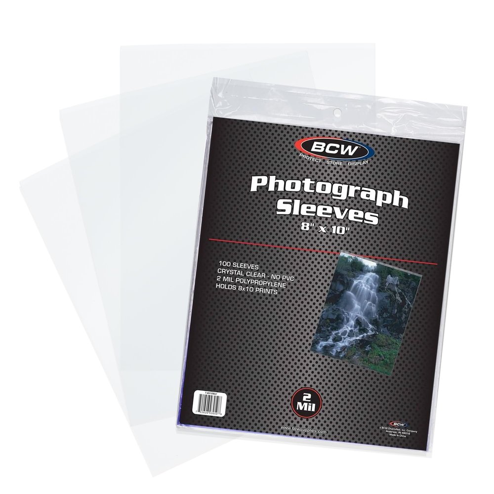 BCW 1-8X10SLV Bcw 8X10 Photo Sleeves