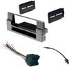 Single Din Car Stereo Install Dash Kit, Wire Harness, and AM/FM Radio Antenna Adapter Made for BMW: 2001-2003 5 Series 528 530 540 and 2000-2006 X5 - No Factory NAV Vehicles view 1