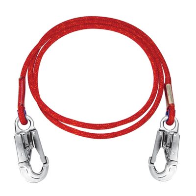 Rope Logic Lanyard 13mm x 10 ft. Lightning Red G-Spliced Alumn Snaps (33300)