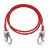 Rope Logic Lanyard 13mm x 10 ft. Lightning Red G-Spliced Alumn Snaps (33300) view 1