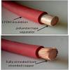 1/0 Gauge 1/0 AWG 5 Feet Red + 5 Feet Black Welding Battery Pure Copper Flexible Cable + 5pcs 5/16" + 5pcs 3/8" Tinned Copper Cable Lug Terminal Connectors + 3 Feet Black Heat Shrink Tubing view 3