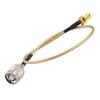 1Pc 12.8" RF Pigtail Cable SMA Female to BNC Male Adapter Connector Ships from USA view 2