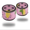 Skin Wrap Decal Set 2 Pack for Amazon Echo Dot 2 - Lemon Pink (2nd Generation ONLY - Echo NOT Included) view 1