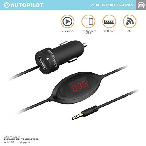 Auto Pilot FM Transmitter input: 9-24V, output: 5V. 2A