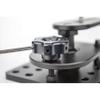 Kupo Mini Camera Ball Leveling Head, 45mm Ball, 6"x5" Cheese Plate, 21lb Load, 3/8" Mounting Holes on 1" Grid, 3/8" Slot 3.9" Long for Sliding Base, Solid Aluminum (KG097511) view 2