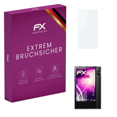 atFoliX Plastic Glass Protective Film compatible with IRiver Astell&Kern AK70, 9H Hybrid-Glass FX Screen Protector