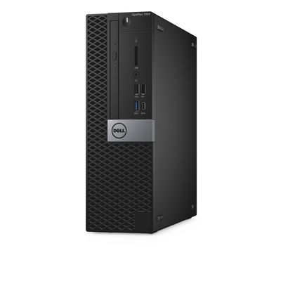 Dell OptiPlex 7050 Small Form Factor Desktop Computer, Intel Core i5-7500, 8GB DDR4, 256GB Solid State Drive, Windows 10 Pro (1735H)