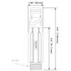 Aquor Straight Hose Connector, Attachable Garden Hose Connector with Check Valve, Quick Connect Fitting for Water Hoses, Attachment for Aquor Hydrants, Outlets, and Adapters view 3