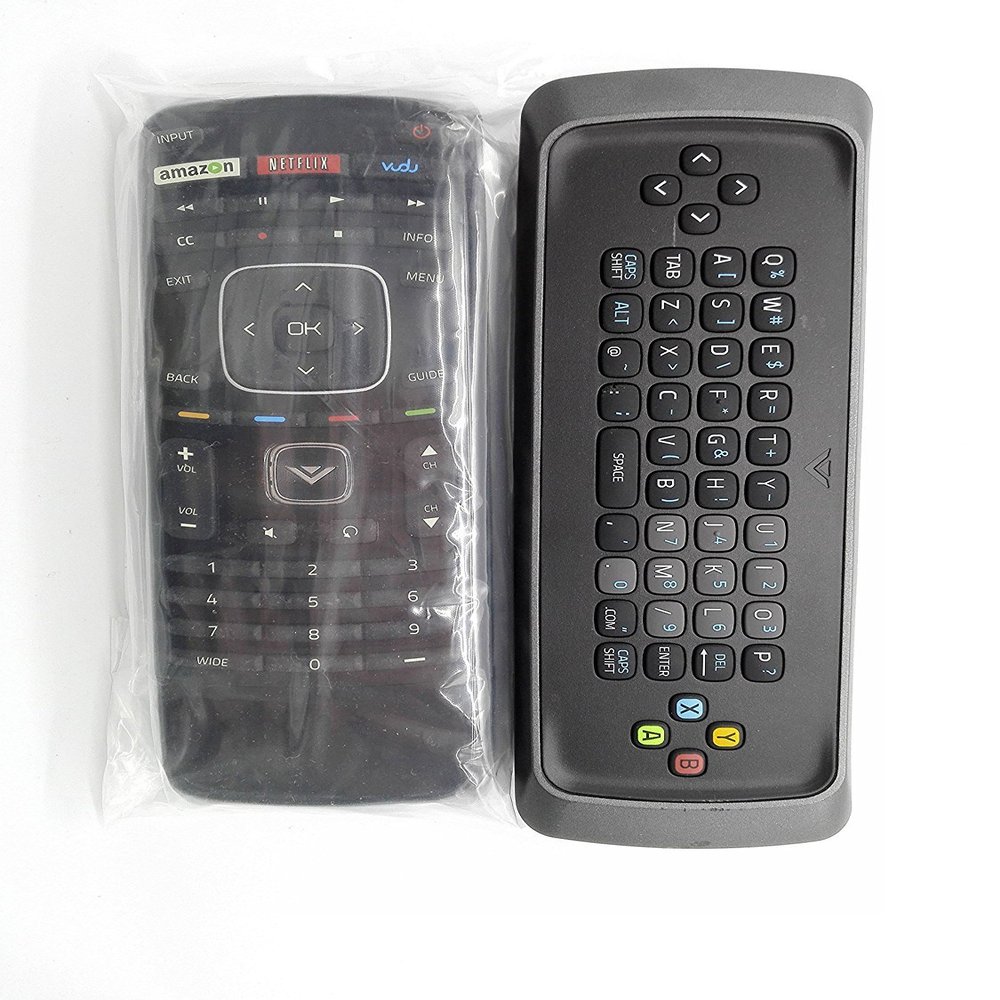 USARMT New XRT300 Keyboard TV Remote Control fit for Vizio TV M501i-A0 M551i-A0 M601i-A0 M651i-A0 M701i-A0 M421D-A2 M471D-A2 M501D-A2 M551D-A2 M601D-A2 E551I-A2 E600I-B3 with Amazon Netflix Vudu