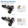 Freenove Three-Wheeled Smart Car Kit for Raspberry Pi 5 4 B 3 B+ B A+, Video Mode, Radar Mode, App Control, Ultrasonic Distance Sensor, Camera, Servo (Raspberry Pi NOT Included) view 3