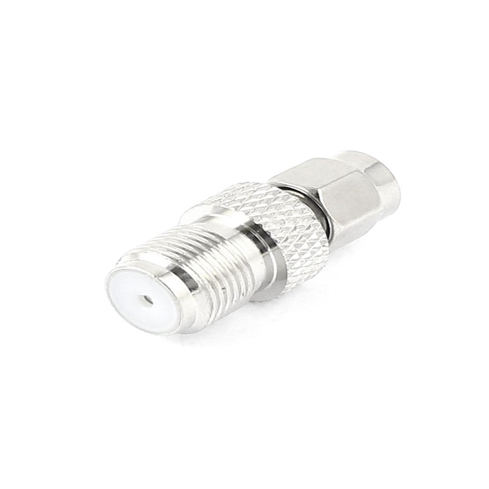 1Pc F Type Female Jack to SMA Male Plug F/M Straight RF Adapter Connector Ships from USA