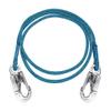 Rope Logic Lanyard 13mm x 12' Lightning Blue G-Spliced Alumn Snaps view 1