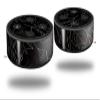 Skin Wrap Decal Set 2 Pack for Amazon Echo Dot 2 - Fall Pink White Brown (2nd Generation ONLY - Echo NOT Included) view 1