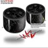Skin Wrap Decal Set 2 Pack for Amazon Echo Dot 2 - Fall Pink White Brown (2nd Generation ONLY - Echo NOT Included) view 2