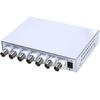 UHPPOTE 4 Channel Color Quad System Video Splitter CCTV DVR Camera Processor Remote Control with 7 BNC Adapter view 4