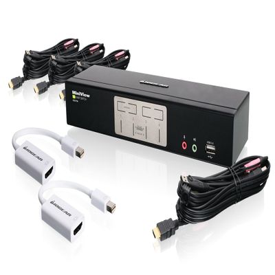 4PORT HDMI KVMP SWITCH WITH
