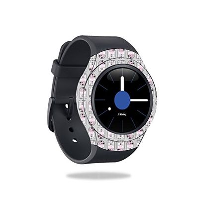 MightySkins Skin Compatible with Samsung Gear S2 3G Cover Skins Sticker Watch Pink Galaxy Bots