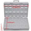 AideTek BOXALL48 lids empty enclosure SMD SMT organizer surface mount Organizer lid 1206 0805 0603 0402 view 3